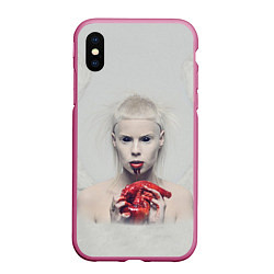 Чехол iPhone XS Max матовый Die Antwoord: Blooded Heart