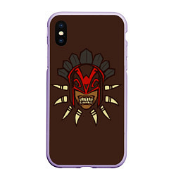 Чехол iPhone XS Max матовый Bloodseeker Face