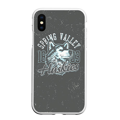 Чехол iPhone XS Max матовый Team t-shirt 5 / 3D-Белый – фото 1