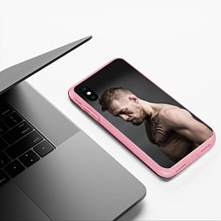 Чехол iPhone XS Max матовый Конор Макгрегор, цвет: 3D-баблгам — фото 2