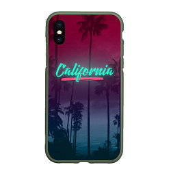 Чехол iPhone XS Max матовый California