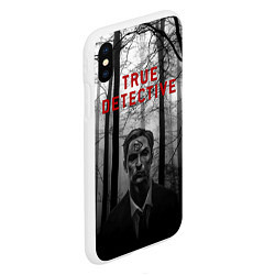 Чехол iPhone XS Max матовый True Detective: Blackwood, цвет: 3D-белый — фото 2