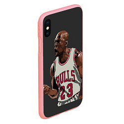 Чехол iPhone XS Max матовый Bulls 23: Jordan, цвет: 3D-баблгам — фото 2