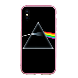 Чехол iPhone XS Max матовый Pink floyd, цвет: 3D-розовый