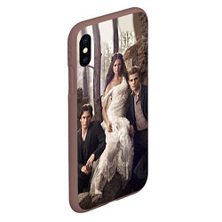 Чехол iPhone XS Max матовый Vampire Queen, цвет: 3D-коричневый — фото 2