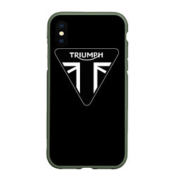 Чехол iPhone XS Max матовый Triumph 4