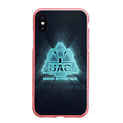 Чехол iPhone XS Max матовый Union Aerospace corporation