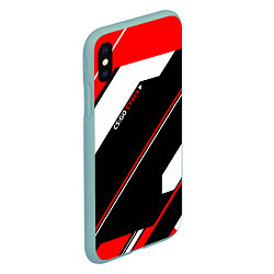 Чехол iPhone XS Max матовый CS:GO Cyrex Style, цвет: 3D-мятный — фото 2