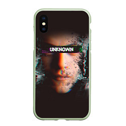 Чехол iPhone XS Max матовый Unknown Robot