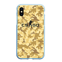 Чехол iPhone XS Max матовый CS GO: Dust