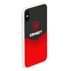 Чехол iPhone XS Max матовый Gambit Gaming Uniform, цвет: 3D-белый — фото 2