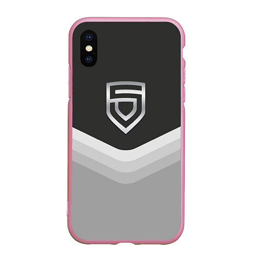 Чехол iPhone XS Max матовый Penta Uniform / 3D-Розовый – фото 1