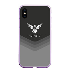 Чехол iPhone XS Max матовый Wings Uniform