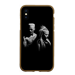 Чехол iPhone XS Max матовый Die Antwoord: Black