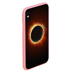 Чехол iPhone XS Max матовый Солнечное затмение, цвет: 3D-баблгам — фото 2
