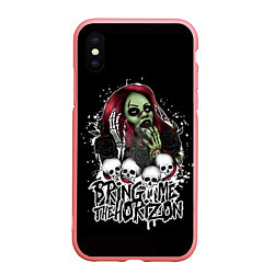 Чехол iPhone XS Max матовый Bring Me The Horizon