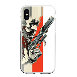 Чехол iPhone XS Max матовый Metal gear solid 3