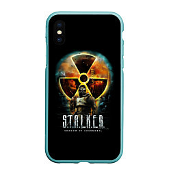 Чехол iPhone XS Max матовый STALKER: Shadow of Chernobyl, цвет: 3D-мятный