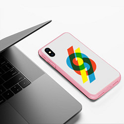 Чехол iPhone XS Max матовый 69, цвет: 3D-баблгам — фото 2