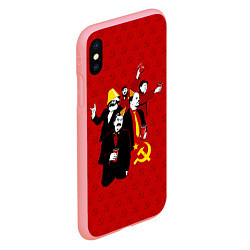 Чехол iPhone XS Max матовый Communist Party, цвет: 3D-баблгам — фото 2