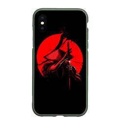 Чехол iPhone XS Max матовый Сила самурая