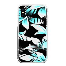 Чехол iPhone XS Max матовый Tropica