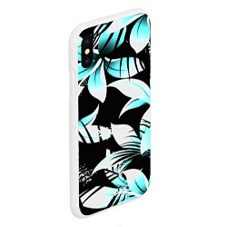 Чехол iPhone XS Max матовый Tropica, цвет: 3D-белый — фото 2