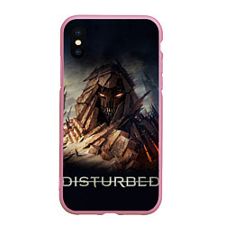 Чехол iPhone XS Max матовый Disturbed: Skull Mountain