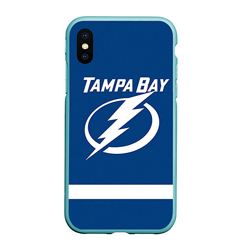 Чехол iPhone XS Max матовый Tampa Bay: Kucherov / 3D-Мятный – фото 1