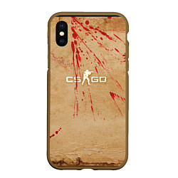 Чехол iPhone XS Max матовый CS:GO Blood Dust