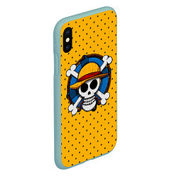 Чехол iPhone XS Max матовый One Pirate, цвет: 3D-мятный — фото 2