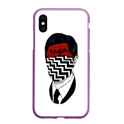 Чехол iPhone XS Max матовый Twin Peaks Face