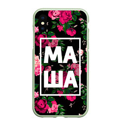 Чехол iPhone XS Max матовый Маша