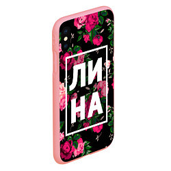Чехол iPhone XS Max матовый Лина, цвет: 3D-баблгам — фото 2
