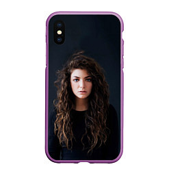 Чехол iPhone XS Max матовый Lorde