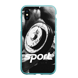 Чехол iPhone XS Max матовый Iron Sport
