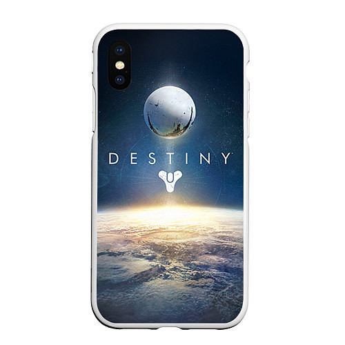 Чехол iPhone XS Max матовый Destiny 11 / 3D-Белый – фото 1