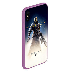 Чехол iPhone XS Max матовый Destiny: Warlock, цвет: 3D-фиолетовый — фото 2