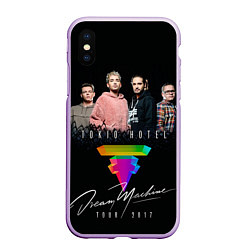 Чехол iPhone XS Max матовый Tokio Hotel: Dream Band, цвет: 3D-сиреневый