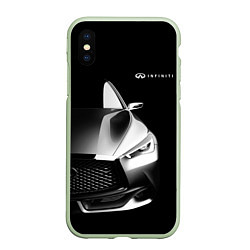 Чехол iPhone XS Max матовый Infiniti Sport