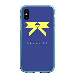 Чехол iPhone XS Max матовый Destiny: Level UP, цвет: 3D-мятный