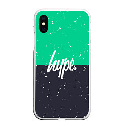 Чехол iPhone XS Max матовый Gray Green