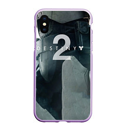 Чехол iPhone XS Max матовый Destiny 2, цвет: 3D-сиреневый