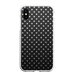 Чехол iPhone XS Max матовый Black Milk: Stars Black