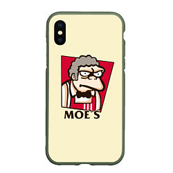 Чехол iPhone XS Max матовый Moe's KFC