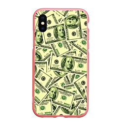 Чехол iPhone XS Max матовый Benjamin Franklin