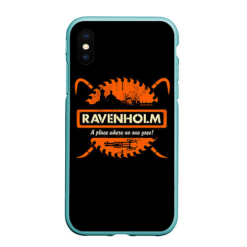 Чехол iPhone XS Max матовый Ravenholm / 3D-Мятный – фото 1