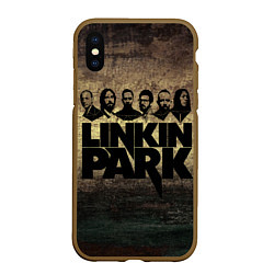 Чехол iPhone XS Max матовый Linkin Park Band
