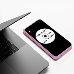 Чехол iPhone XS Max матовый SOAD: Steal this album, цвет: 3D-розовый — фото 2