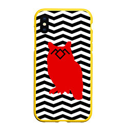 Чехол iPhone XS Max матовый Twin Peaks Owl